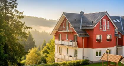 Ferienwohnung Tannenblick 3-4" mit Bergblick, Balkon und Wi-Fi