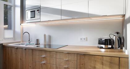 Ferienwohnung '20' mit Bergblick, Gemeinschaftsterrasse und Wi-Fi