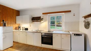 Kühlschrank, Ofen, Herdplatte, Geschirrspüler