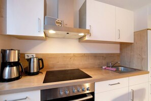 Kühlschrank, Ofen, Herdplatte, Geschirrspüler