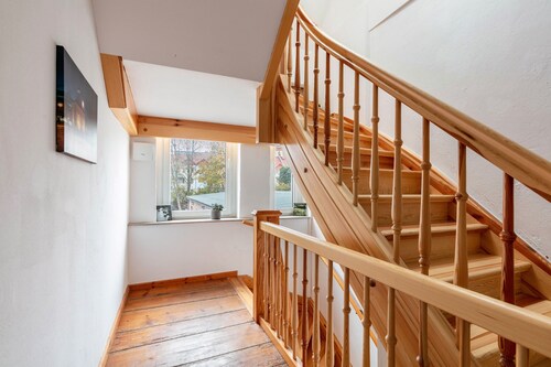 Appartement 'Kleine Fewo Im Herzen Templins' avec terrasse partagée, jardin partagé et Wi-Fi