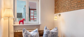 Apartment 'Kleine Fewo Im Herzen Templins' with Shared Terrace, Shared Garden and Wi-Fi