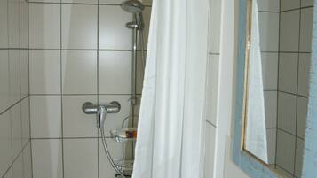 Shower, hair dryer
