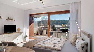 1 slaapkamer, een strijkplank/strijkijzer, gratis wifi, beddengoed