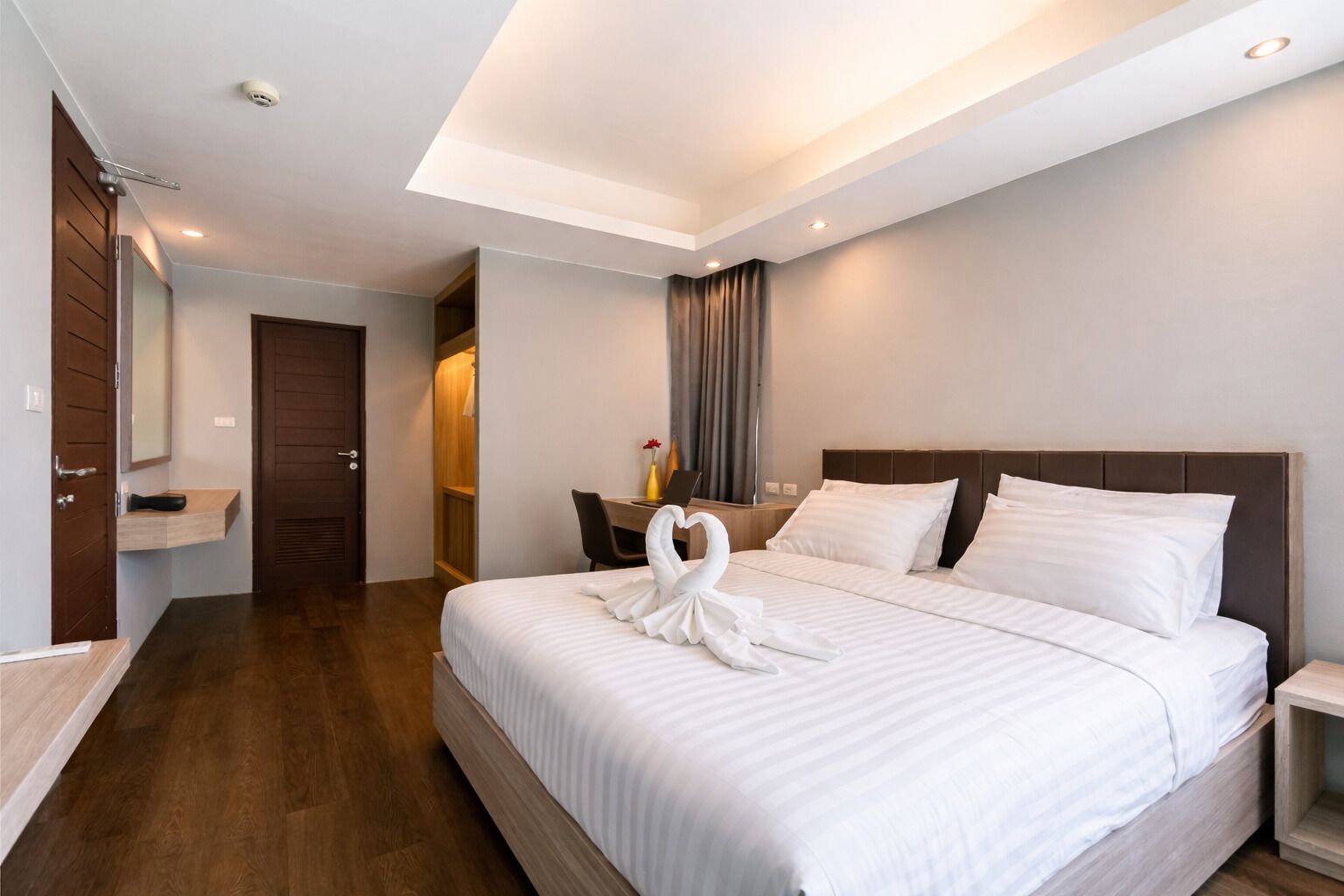 Two Bedroom Suite | Blackout drapes, soundproofing, free WiFi, bed sheets