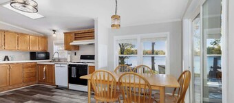 Lakefront Home with Dock, Firepit & Private Deck