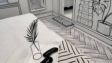 Desk, iron/ironing board, free WiFi, bed sheets