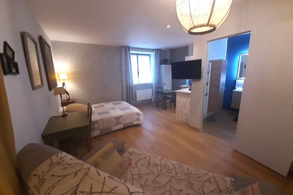 1 habitación, wifi y ropa de cama