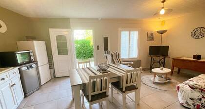 Charming cottage in Montbazon with terrace, garden, and parking