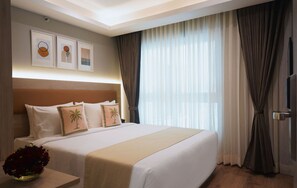 Literie de qualité supérieure, minibar, coffres-forts dans les chambres