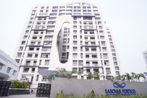 Façade de l’hébergement