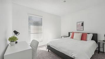 Desk, iron/ironing board, travel crib, free WiFi