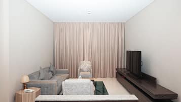 50-inch TV with satellite channels