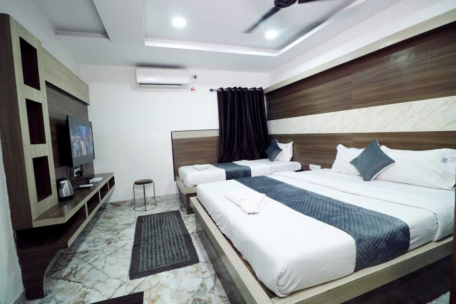 Phòng 3 Deluxe | Bộ đồ giường kháng dị ứng, bàn ủi/dụng cụ ủi quần áo 