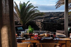 Deluxe Villa, Ocean View | In-room dining - Villa by the Sea (Haria)