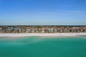 Vlak bij het strand