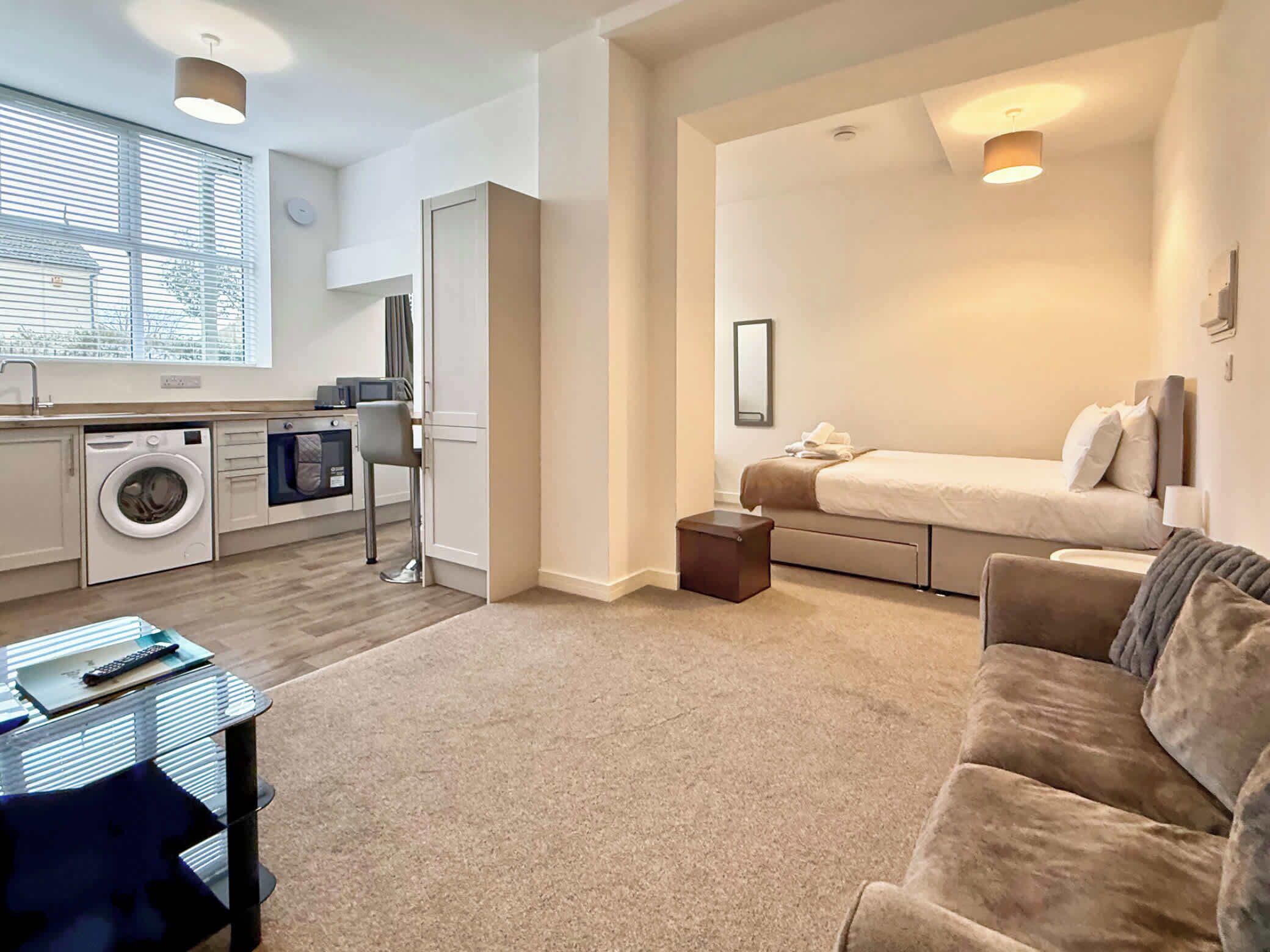 1 bedroom, iron/ironing board, Internet, bed sheets