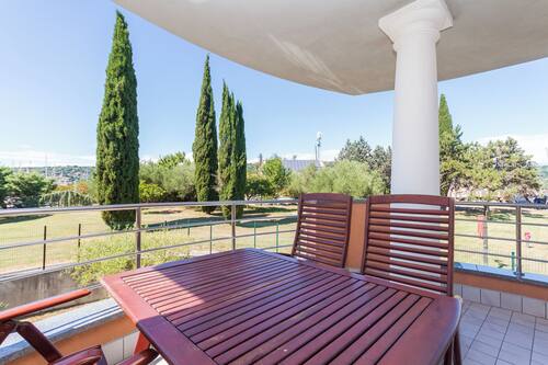 Appartement Familial, 2 chambres, vue jardin | Terrasse/Patio