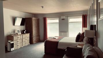 Quarto casal executivo, 1 cama King | Roupas de cama premium