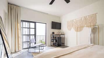 1 bedroom, iron/ironing board, travel crib, free WiFi