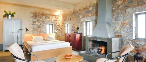 1 soverom, strykejern/-brett, reiseseng for barn og wi-fi