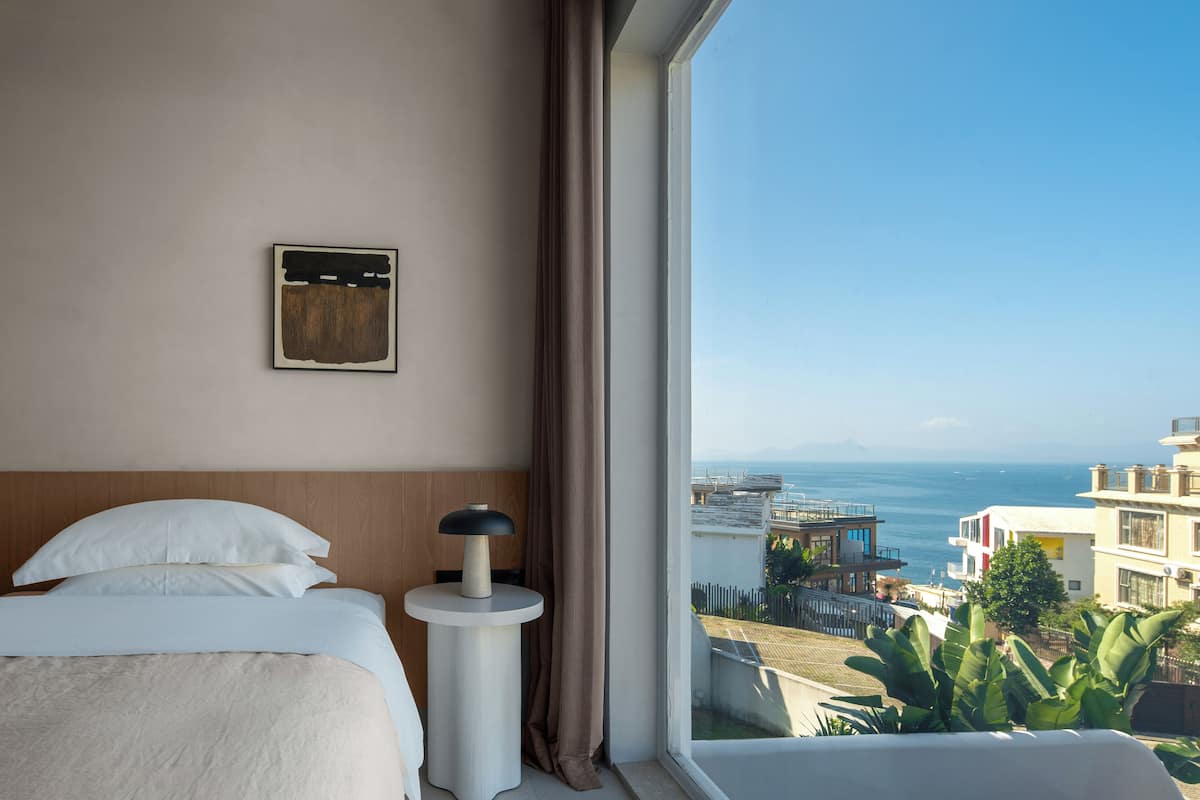 Standard Twin Room, 1 Bedroom, Partial Ocean View | View from room