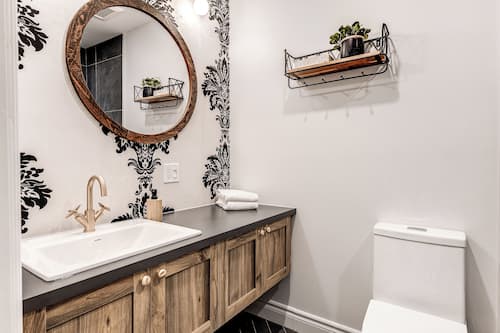 Appartement Deluxe, vue sur la ville | Salle de bain