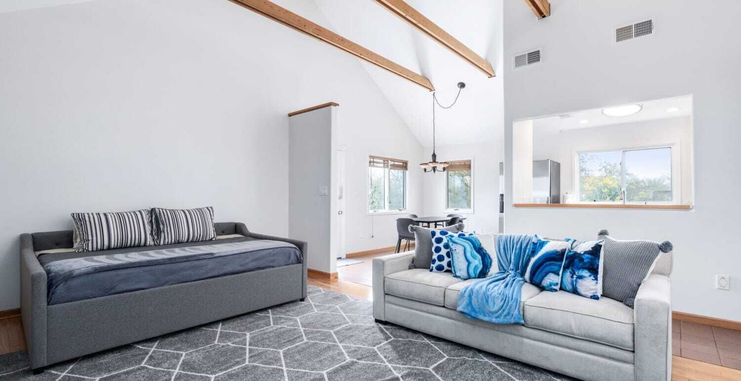 Family House, Courtyard View | Living area