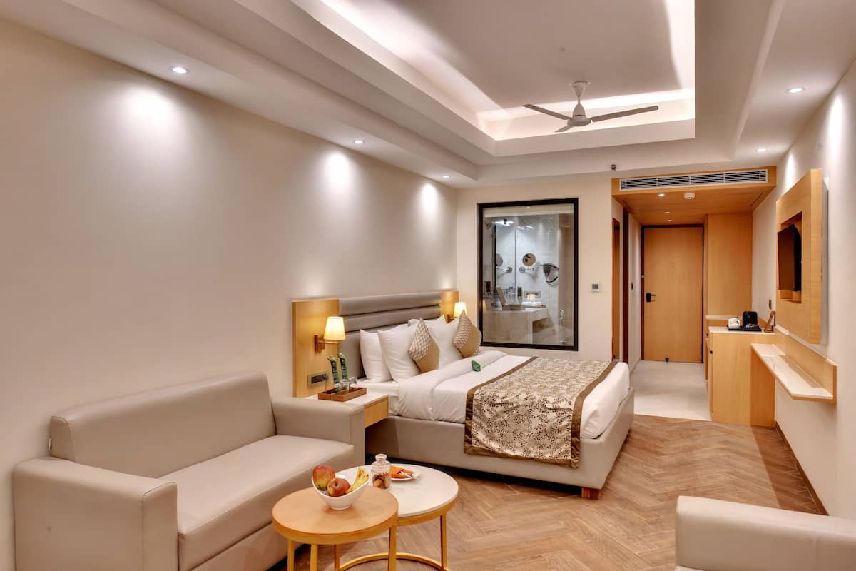 In-room safe, blackout drapes, soundproofing, iron/ironing board