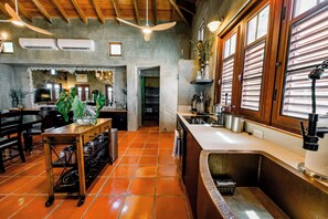 Fridge, microwave, oven, stovetop - 5BR/4.5BA Beachfront Retreat @Culebra, Puerto Rico w. heated pool (Culebra)
