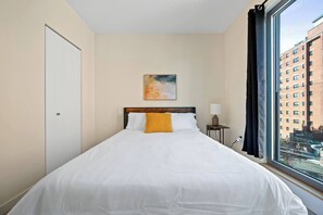 2 slaapkamers, een strijkplank/strijkijzer, wifi, beddengoed