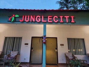 Façade de l’hébergement