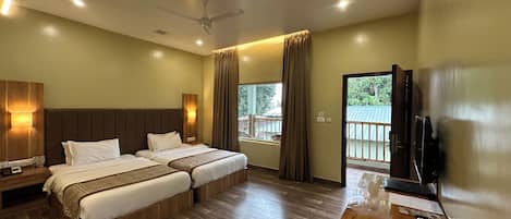 Superior Double or Twin Room, Balcony, Garden View | Egyptian cotton sheets, premium bedding, down comforters, pillowtop beds