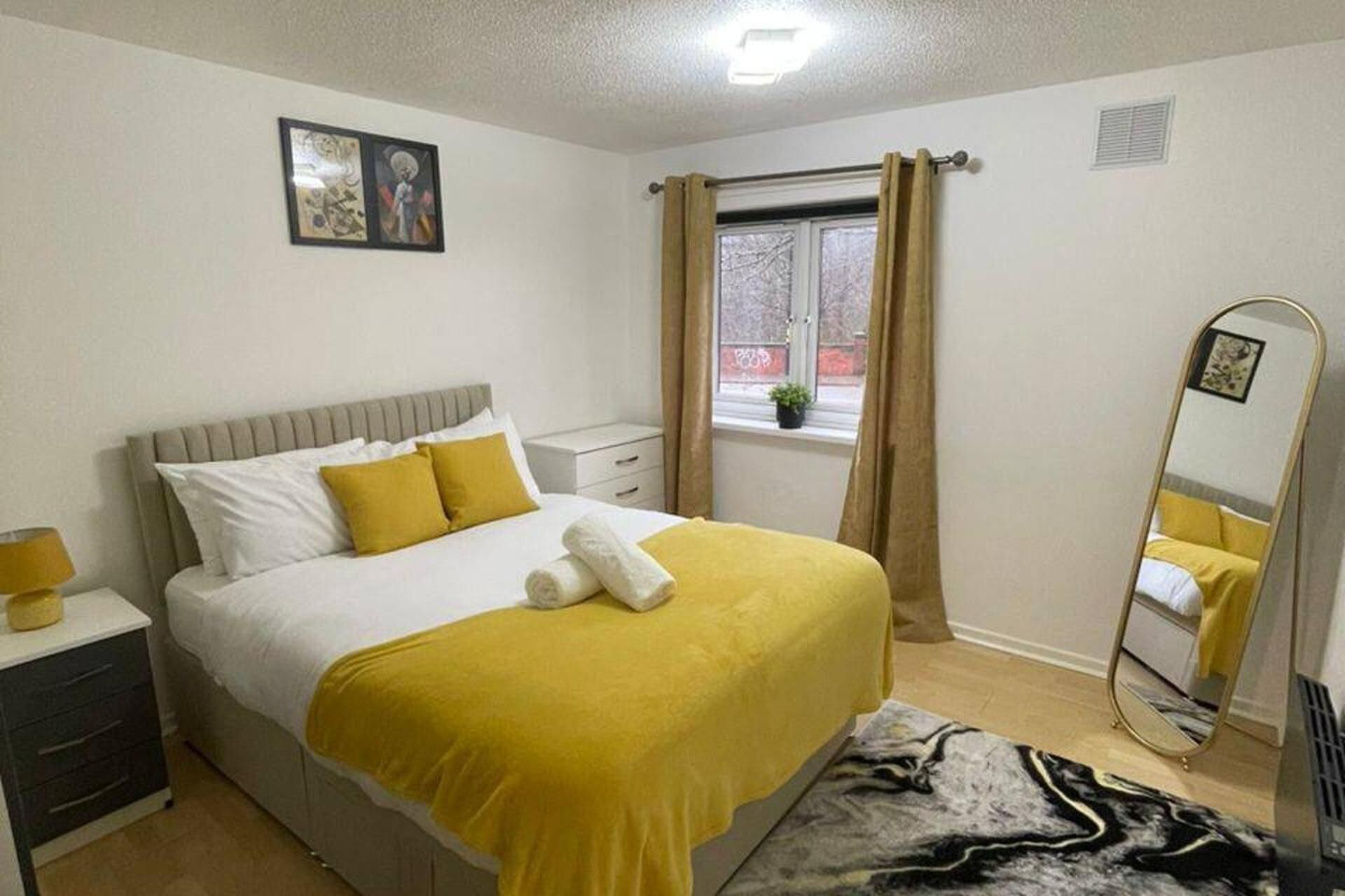 Appartement | 1 slaapkamer, een strijkplank/strijkijzer, gratis wifi, beddengoed