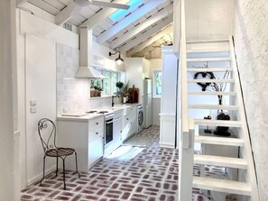 Ferienhaus, 2 Schlafzimmer, barrierefrei, Balkon | Badezimmerausstattung