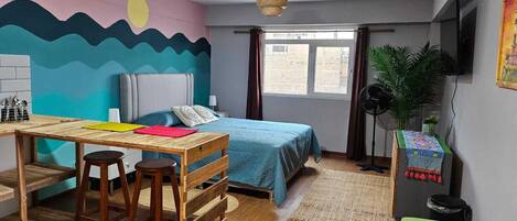 1 sovrum, strykjärn/strykbräda, wi-fi och sängkläder