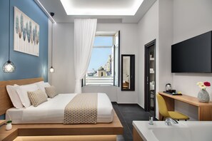 Deluxe Suite | In-room safe, desk, laptop workspace, blackout drapes - MAIN - Duomo (Naples)