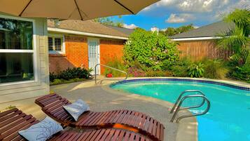 Una piscina climatizada