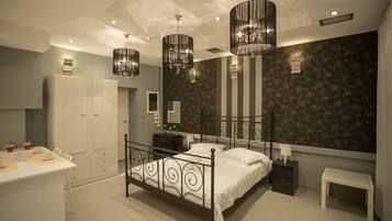 Appartement Deluxe, vue mer | 1 chambre, draps italiens Frette, literie de qualité supérieure