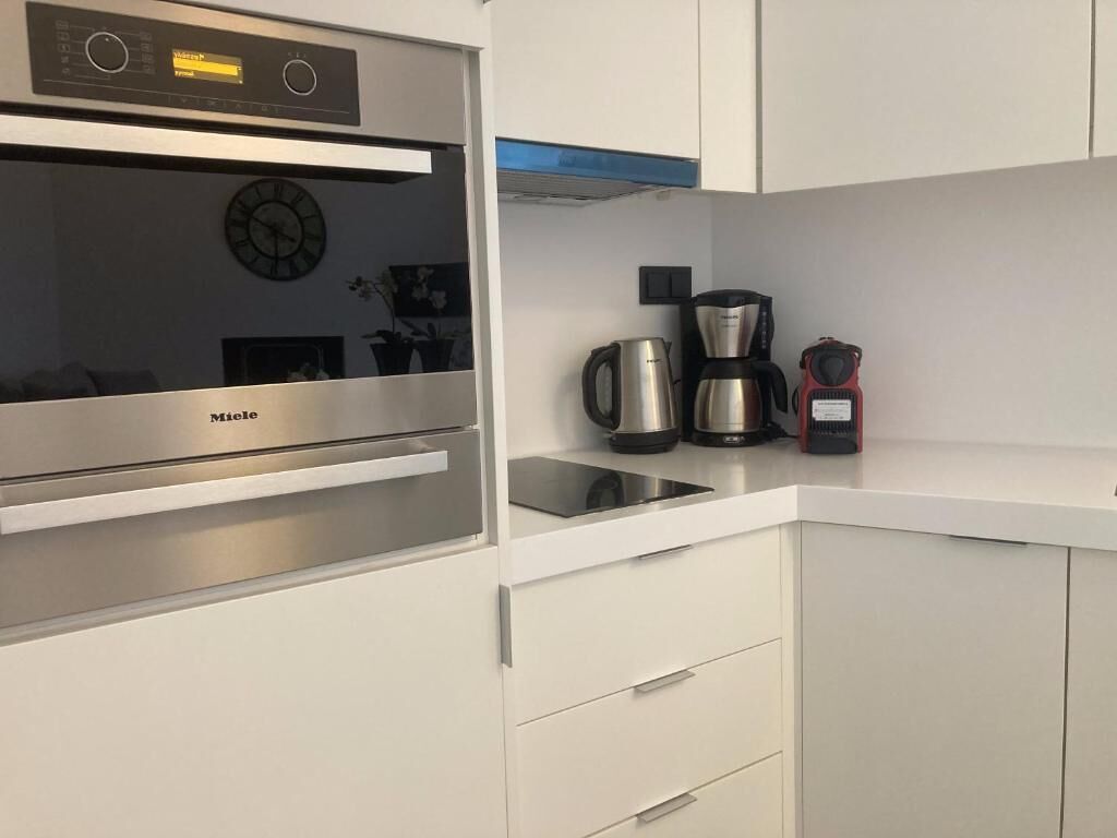 Panoramic Studio Suite, Sea View | Private kitchen | Oven, espresso maker, coffee/tea maker, electric kettle