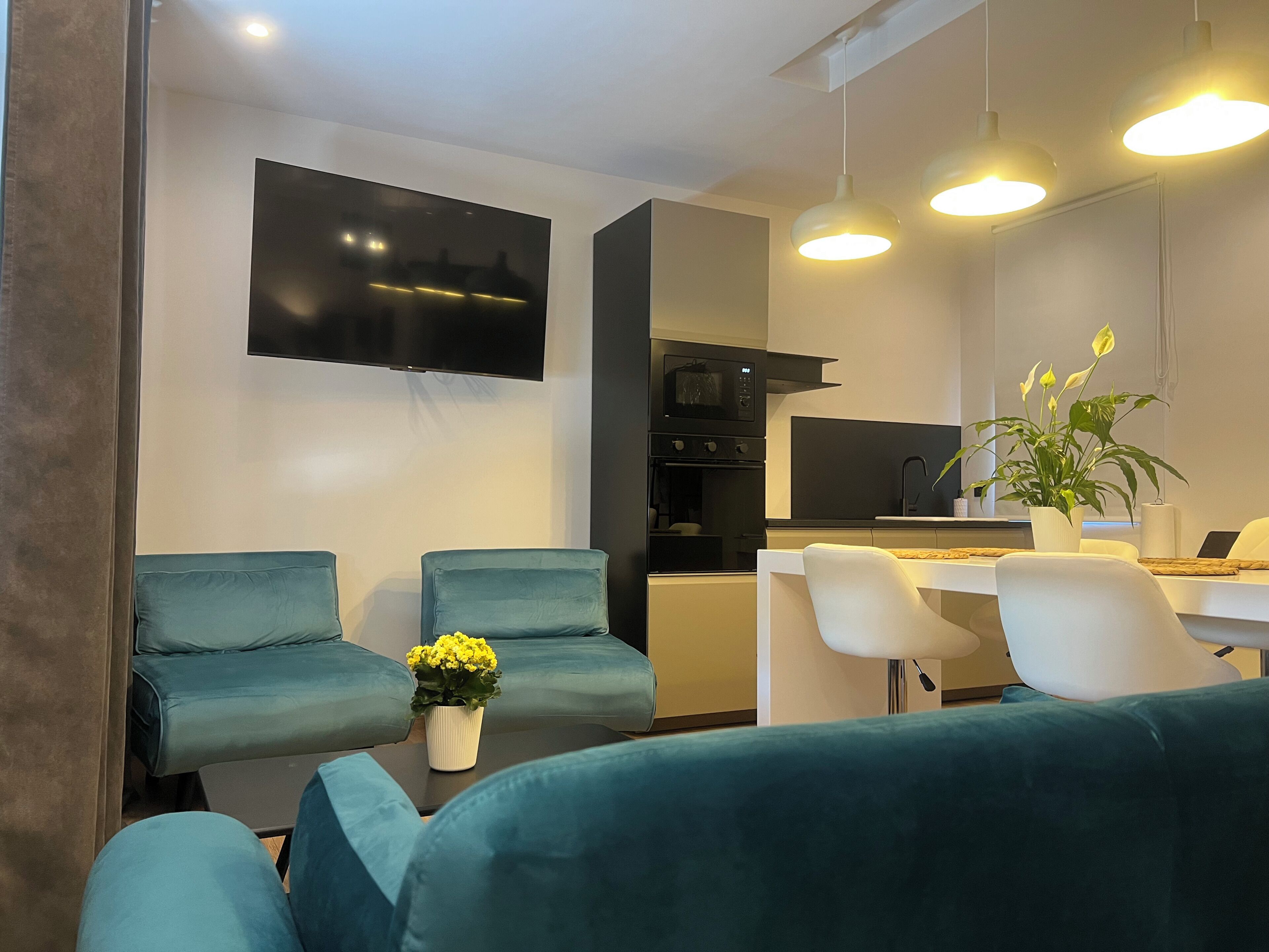 Panoraamastudiosviitti, merinäköala | Olohuone | Älytelevisio, Netflix, suoratoistopalvelut