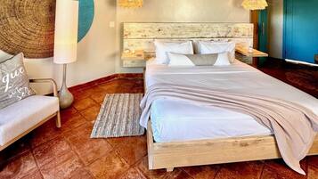 Luxury Room, Pool View | Premium bedding, minibar, in-room safe, laptop workspace