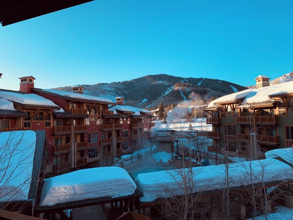 Vue depuis l’hébergement