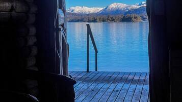 Standard-mökki, rantanäköala | 2 makuuhuonetta, yksilöllisesti sisustettu, ilmainen Wi-Fi