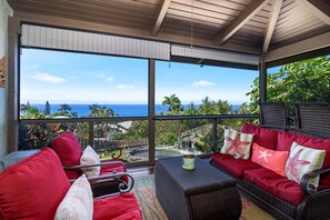 Ferienhaus, Mehrere Betten (Kona Oasis Hale) | Wohnbereich