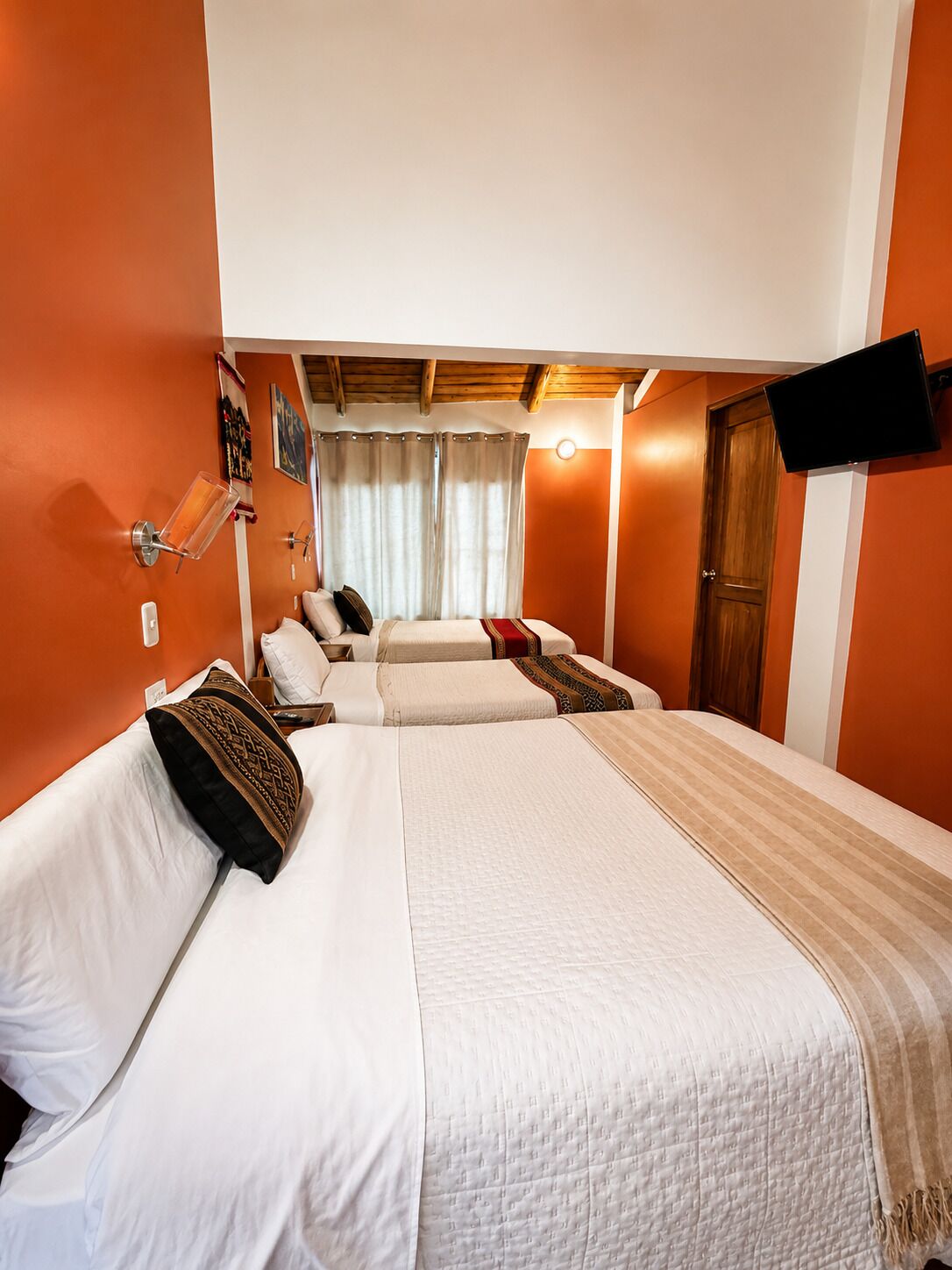 Chambre Quadruple Confort, 1 chambre, balcon, vue montagne