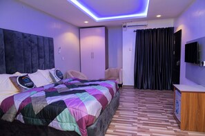 高級公寓 | 迷你吧、書桌、手提電腦工作空間、隔音