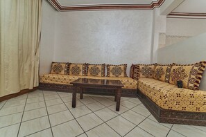 Interior - Charming 1-bedroom apartment in enchanting Aourir with WiFi, AC (Aourir)