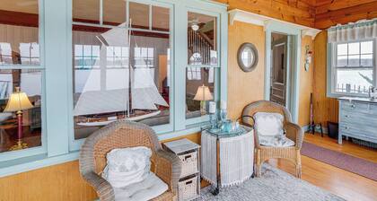 Lake Views & Dock Access - Pittsfield Cottage!