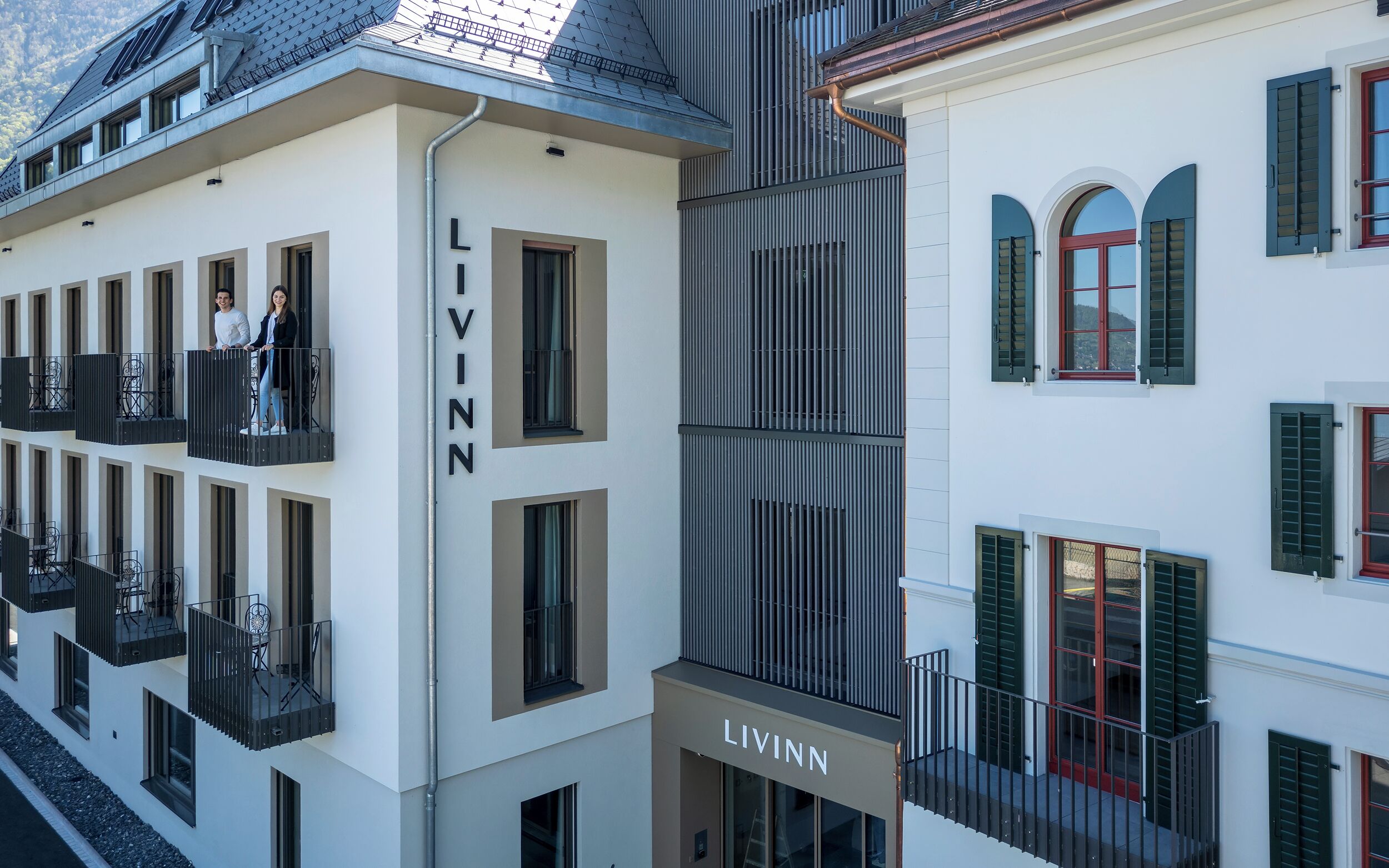 Fassade der Unterkunft